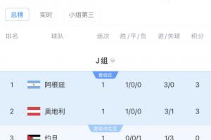 比利时vs埃及-11-J组出线形势：阿根廷、奥地利直接对话，谁赢谁提前出线
