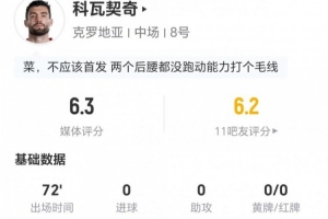 重磅抗2成功+2抢断 仅获评6.3分对阵科瓦契奇本场0射0关键传球 8在线观看_重磅抗2成功+2抢断 仅获评6.3分对阵科瓦契奇本场0射0关键传球 8在线观看在线观看_免费看直播